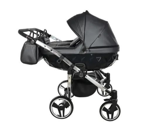Junama Fluo Line Duo 05 Anthracite Коляска для двойняшек 2in1 Junama Fluo Line Duo 05 Anthracite Коляска для двойняшек 2in1