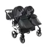 Junama Fluo Line Duo 05 Anthracite Коляска для двойняшек 2in1 Junama Fluo Line Duo 05 Anthracite Коляска для двойняшек 2in1
