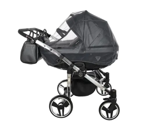 Junama Fluo Line Duo 05 Anthracite Dvīņu rati 3in1