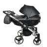 Junama Fluo Line Duo 05 Anthracite Dvīņu rati 3in1