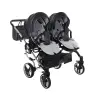 Junama Fluo Line Duo 05 Anthracite Dvīņu rati 3in1