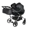 Junama Fluo Line Duo 05 Anthracite Dvīņu rati 3in1