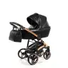 Junama Glitter 01 Black Bērnu rati 3in1