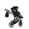Junama Glitter 01 Black Bērnu rati 3in1