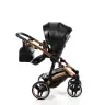 Junama Glitter 01 Black Bērnu rati 3in1