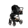 Junama Glitter 01 Black Bērnu rati 3in1