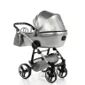 Junama Glitter 03 Silver Bērnu rati 3in1