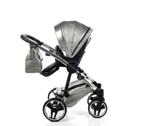 Junama Glitter 03 Silver Детская коляска 3in1