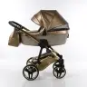 Junama Glitter 04 Gold Bērnu rati 2in1