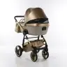 Junama Glitter 04 Gold Bērnu rati 2in1