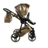 Junama Glitter 04 Gold Bērnu rati 2in1