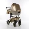 Junama Glitter 04 Gold Bērnu rati 3in1