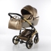 Junama Glitter 04 Gold Bērnu rati 3in1