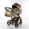 Junama Glitter 04 Gold Bērnu rati 3in1