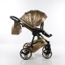 Junama Glitter 04 Gold Bērnu rati 3in1