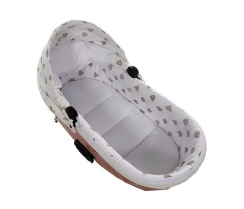 Junama Glow col. 1 White rose gold Универсальная коляска 3 в 1