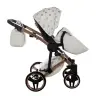 Junama Glow col. 1 White rose gold Универсальная коляска 3 в 1
