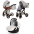Junama Glow col. 1 White rose gold Bērnu ratiņi 3 in 1
