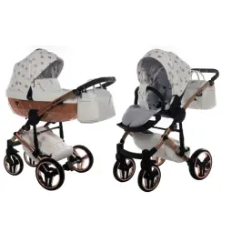Junama Glow col. 1 White rose gold Universālie rati 2in1