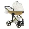Junama Glow col. 2 White gold Bērnu ratiņi 3 in 1