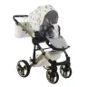 Junama Glow col. 2 White gold Bērnu ratiņi 3 in 1