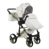 Junama Glow col. 2 White gold Bērnu ratiņi 3 in 1