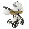 Junama Glow col. 2 White gold Bērnu ratiņi 3 in 1