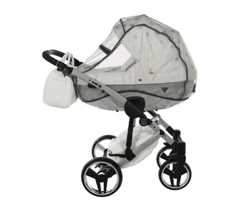 Junama Glow col. 3 White silver Детская коляска 2в1