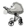 Junama Glow col. 3 White silver Детская коляска 2в1