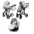 Junama Glow col. 3 White silver Bērnu ratiņi 3 in 1