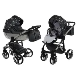 Junama Glow col.4 Graphite silver Universālie rati 2in1