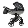 Junama Glow col.4 Graphite silver Универсальная коляска 2 в 1