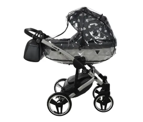 Junama Glow col.4 Graphite silver Универсальная коляска 2 в 1