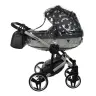 Junama Glow col.4 Graphite silver Универсальная коляска 2 в 1