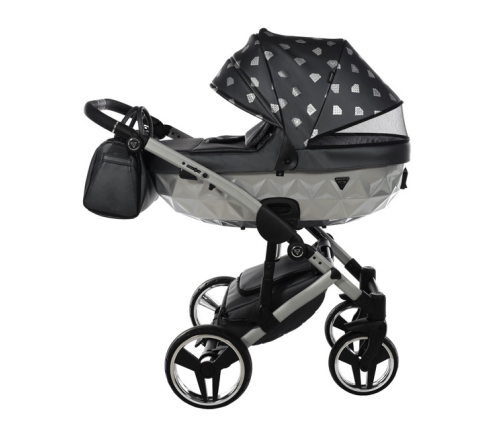 Junama Glow col.4 Graphite silver Universālie rati 2in1