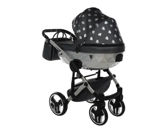 Junama Glow col.4 Graphite silver Универсальная коляска 2 в 1