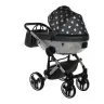 Junama Glow col.4 Graphite silver Универсальная коляска 2 в 1