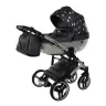 Junama Glow col.4 Graphite silver Универсальная коляска 2 в 1