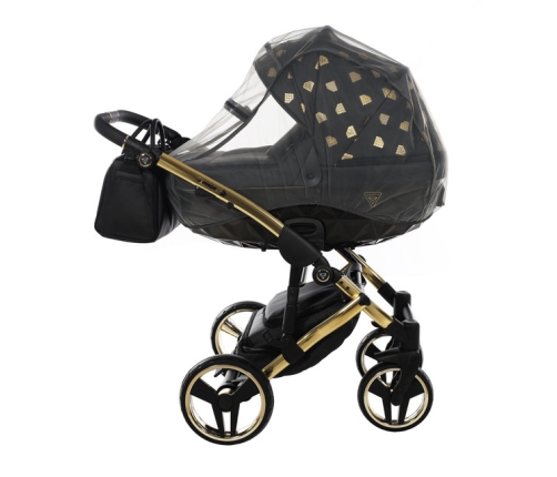 Junama Glow col.5 Black gold Bērnu ratiņi 3 in 1