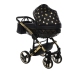 Junama Glow col.5 Black gold Bērnu ratiņi 3 in 1