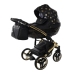 Junama Glow col.5 Black gold Bērnu ratiņi 3 in 1