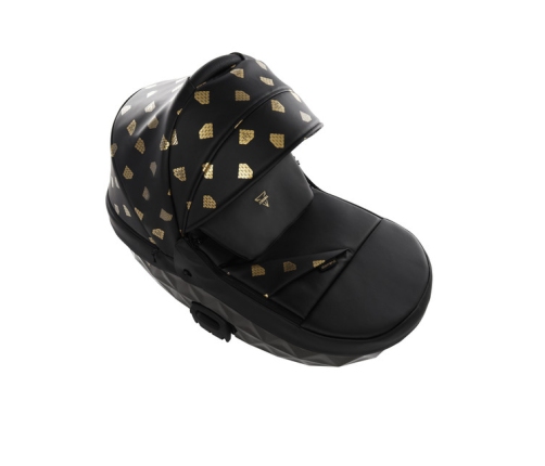 Junama Glow col.5 Black gold Bērnu ratiņi 3 in 1