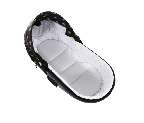 Junama Glow col.5 Black gold Bērnu ratiņi 3 in 1