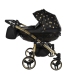 Junama Glow Duo 05 Black Gold Dvīņu rati 2in1