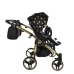 Junama Glow Duo 05 Black Gold Dvīņu rati 2in1