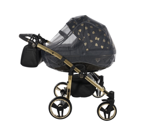 Junama Glow Duo 05 Black Gold Dvīņu rati 3in1