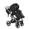 Junama Heart 02 Black rose gold Bērnu rati 3in1