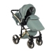 Junama Heart 03 Green gold Bērnu rati 3in1