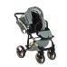Junama Heart 03 Green gold Bērnu rati 3in1