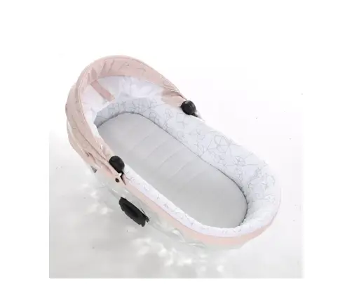 Junama Heart 06 Pink silver Bērnu rati 2in1